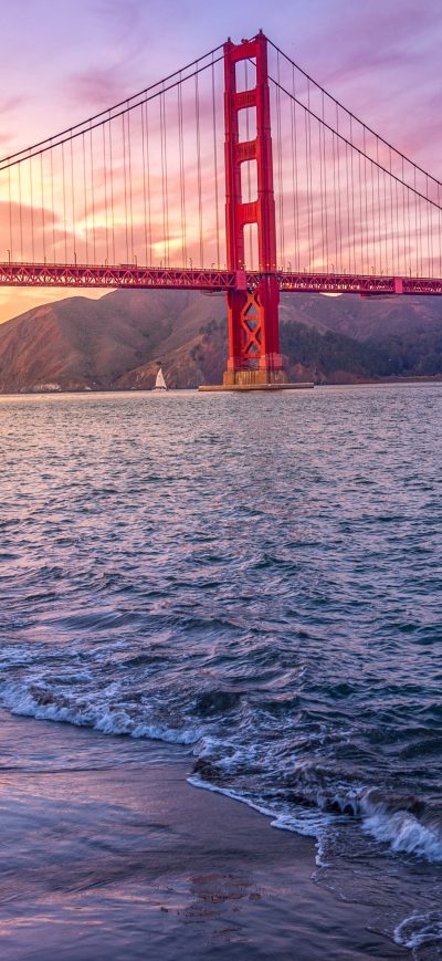 Fond d'écran iPhone Golden Gate Bridge US 5k 2019