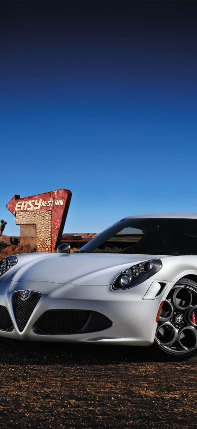 Fond d'écran Alfa Romeo 4C Car sur iPhone