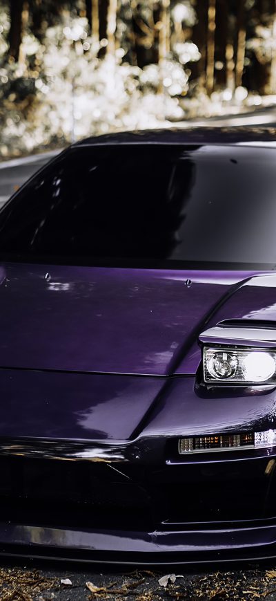 Fond d'écran iPhone Honda Acura Nsx Purple Colour Modified 4k