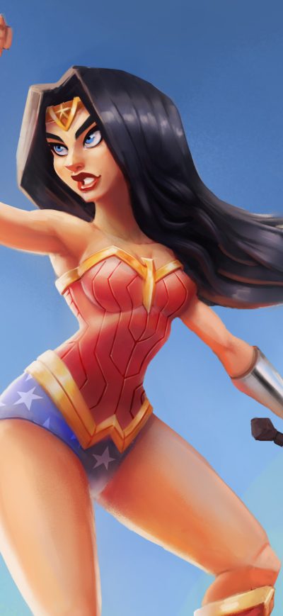 Fond d'écran iPhone Wonder Woman Minimalism Artwork