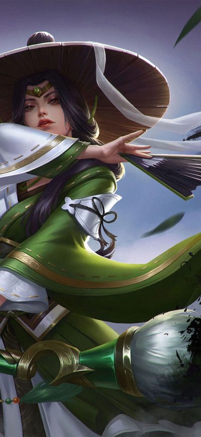Fond d'écran iPhone Warrior Anime Girl 4k