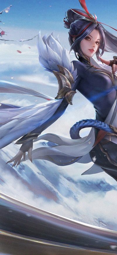 Fond d'écran iPhone Sea Bird Queen Anime