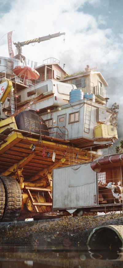 Fond d'écran The Free Autonomous Republic Of Dieselville 4k sur iPhone