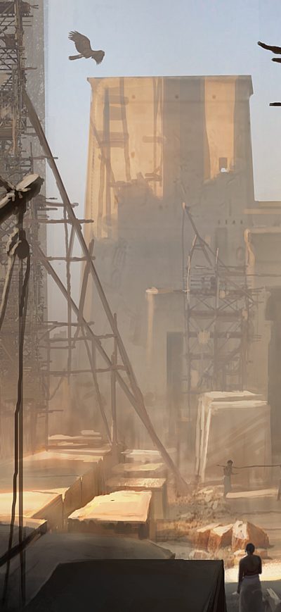 Fond d'écran iPhone Assassins Creed Origins Concept Art