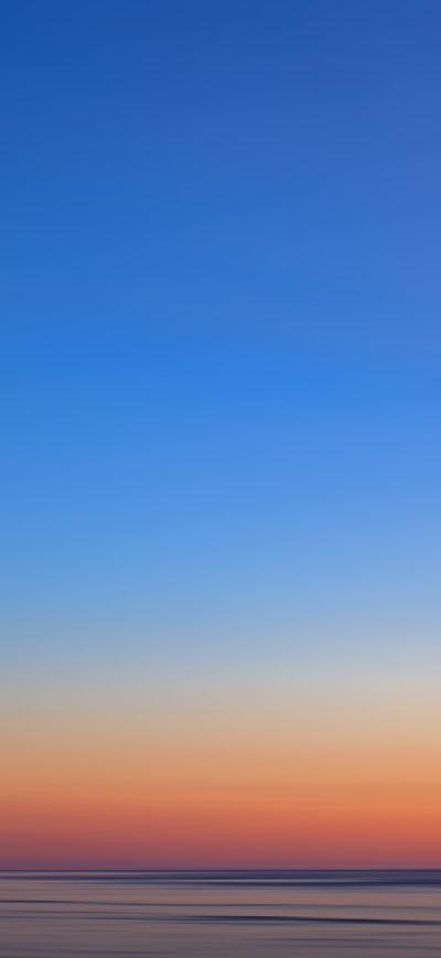 Fond d'écran iPhone Sky Gradients Silent Sea 4k