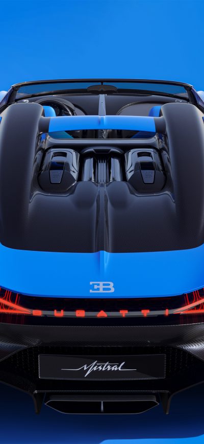 Fond d'écran iPhone 2024 Bugatti W16 Mistral