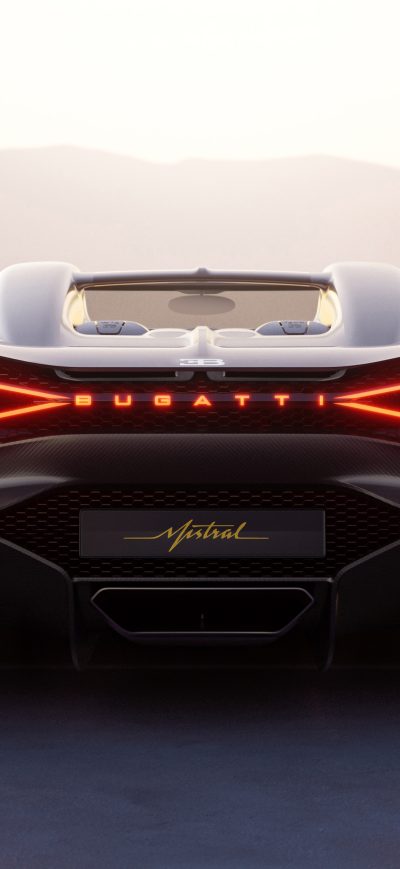 Fond d'écran iPhone Bugatti Mistral Rear