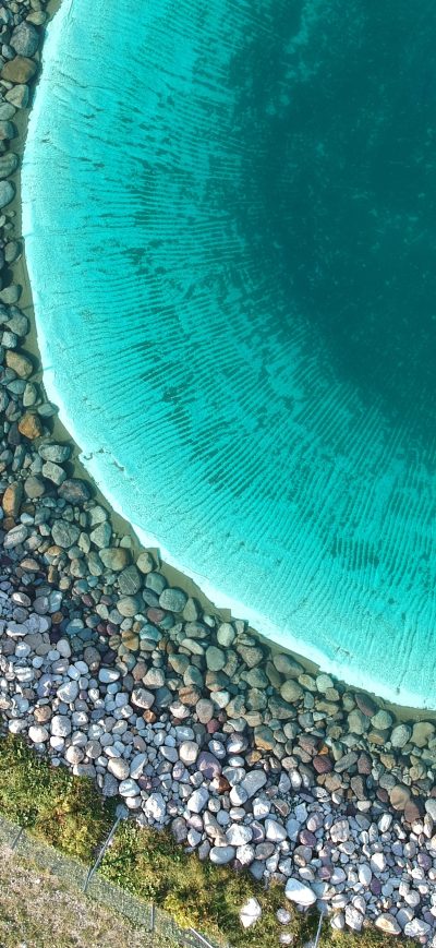 Fond d'écran iPhone Coast Rocks Stones Waterbody 4k