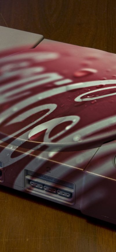 Fond d'écran iPhone Playstation Coca Cola Remix