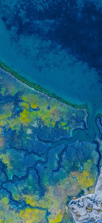 Fond d'écran iPhone Earth Aerial View Abstract