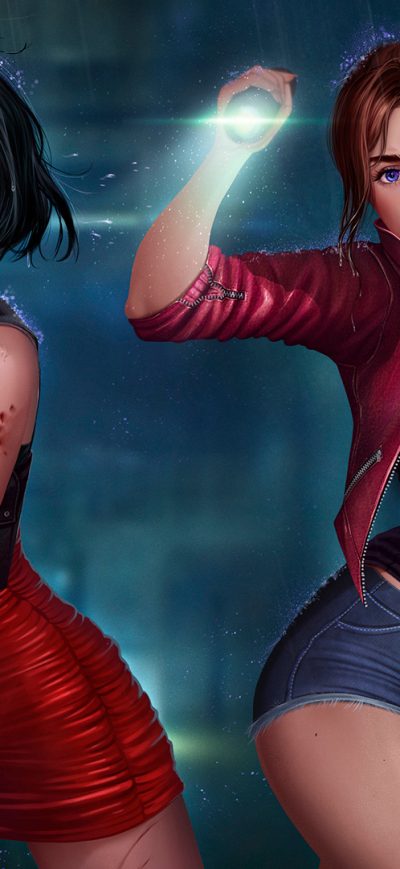 Fond d'écran iPhone Ada Wong Claire Redfield
