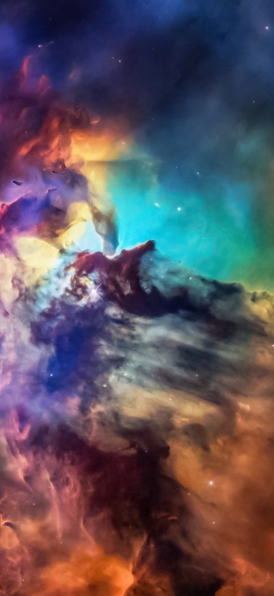 Fond d'écran iPhone Space Colorful Art 4k