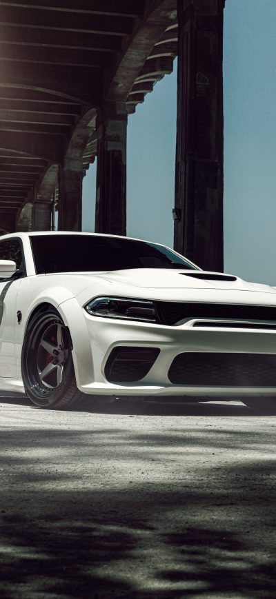 Fond d'écran iPhone Dodge Hellcat Widebody Velgen KC Wide