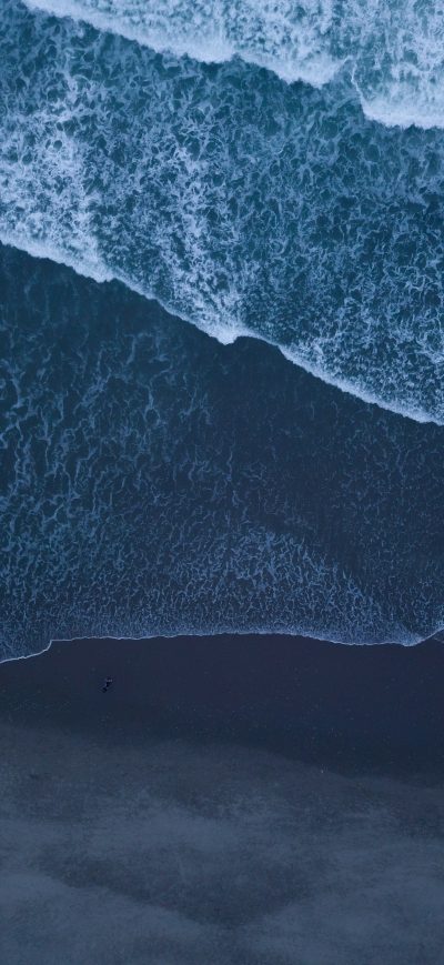 Fond d'écran iPhone Sea Beach Tropical Drone View 4k