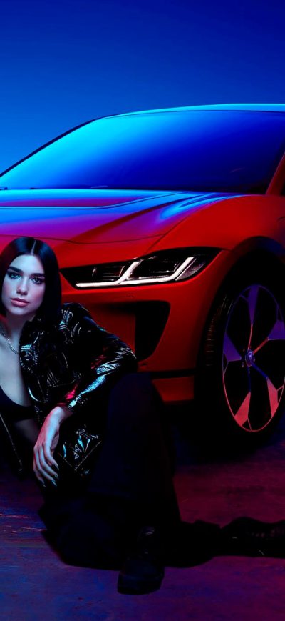 Fond d'écran iPhone Dua Lipa Jaguar 2019