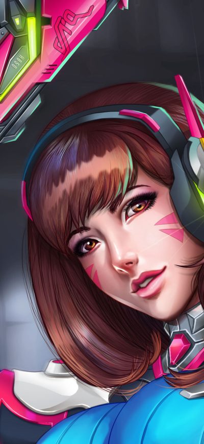 Fond d'écran iPhone Dva Overwatch Game 4k
