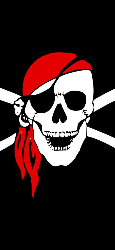 Fond d'écran iPhone Pirate Flag Skull