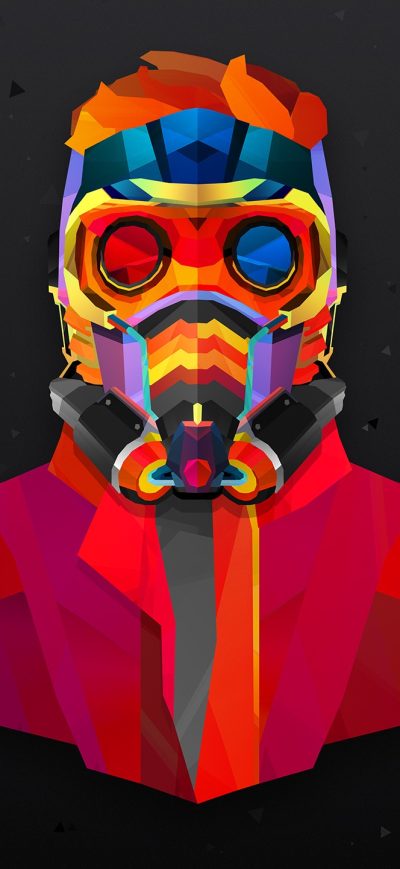 Fond d'écran iPhone Star Lord Colorful Abstract
