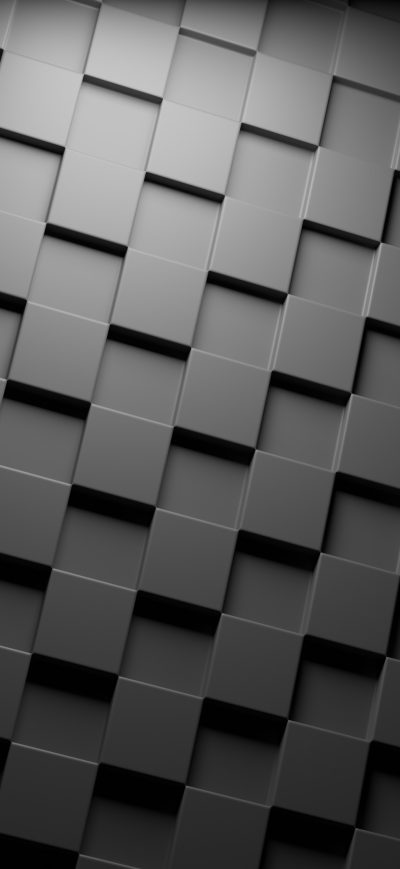 Fond d'écran iPhone Cubes Dark Minimalism