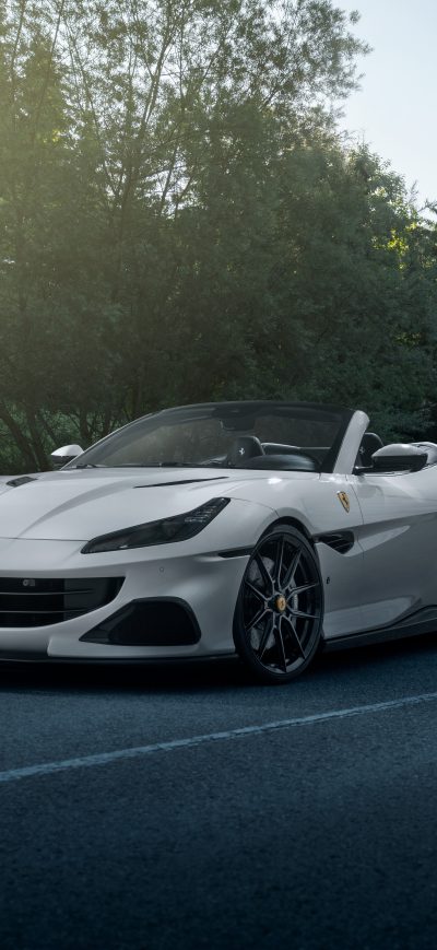 Fond d'écran iPhone 2022 Novitec Ferrari Portofino 8k