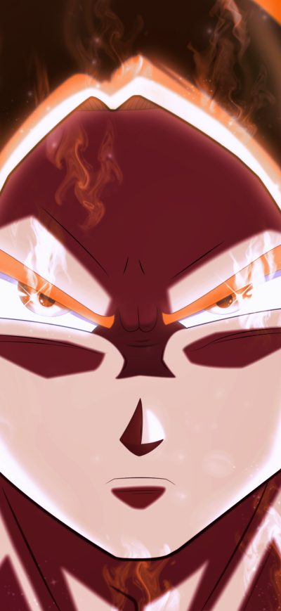 Fond d'écran iPhone Son Goku Dragon Ball Super Saiyan 4k