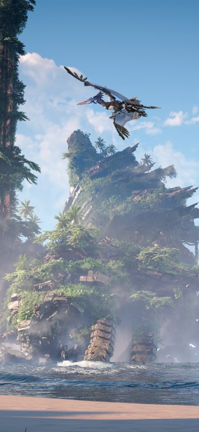 Fond d'écran iPhone Horizon Forbidden West 2021