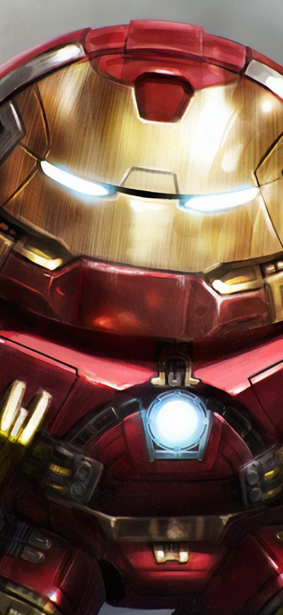 Fond d'écran iPhone Chibi Hulkbuster 4k