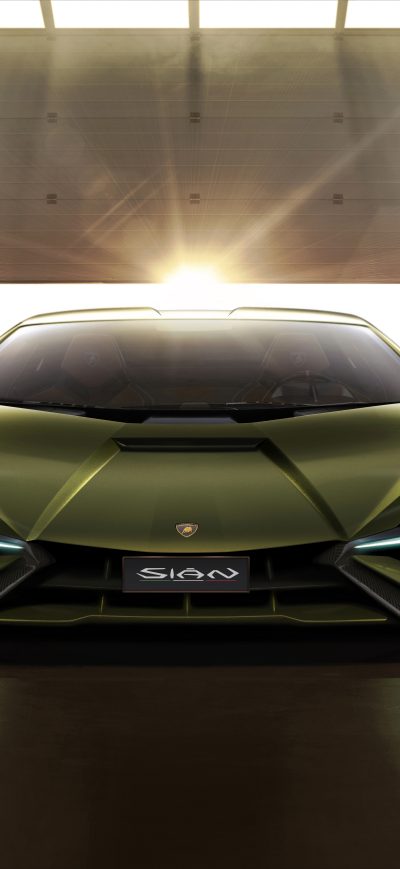 Fond d'écran iPhone Lamborghini Sian 2019 8k