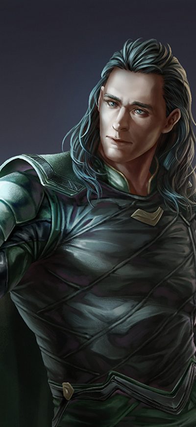 Fond d'écran iPhone Loki Art New