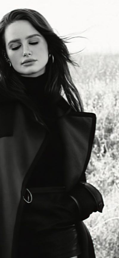 Fond d'écran iPhone Madelaine Petsch FV Magazine Monochrome 5k