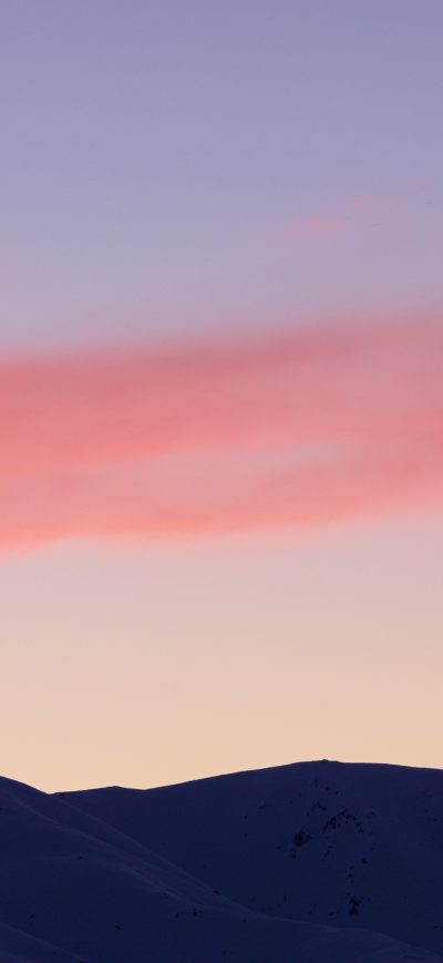 Fond d'écran iPhone Pink Cloud Ribbon 5k