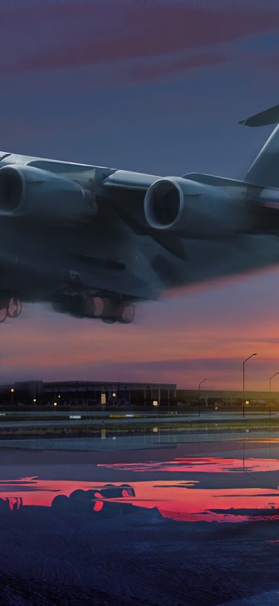 Fond d'écran Runway 4k sur iPhone
