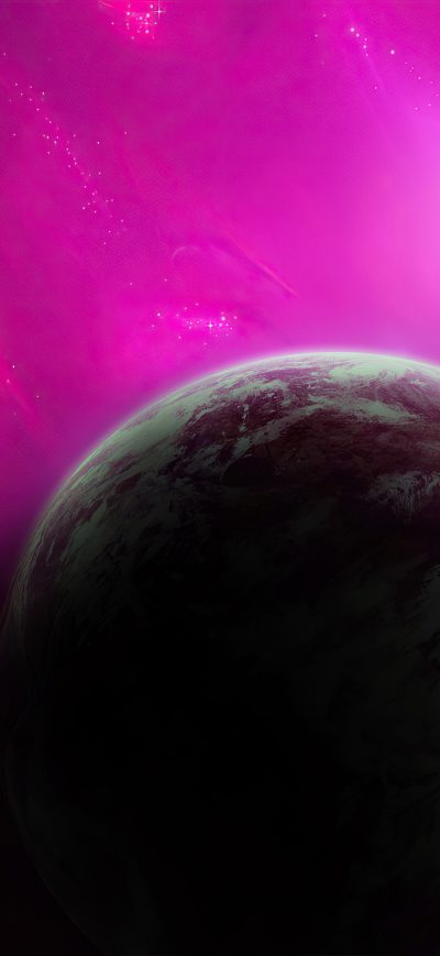 Fond d'écran iPhone Purple Planet 4k