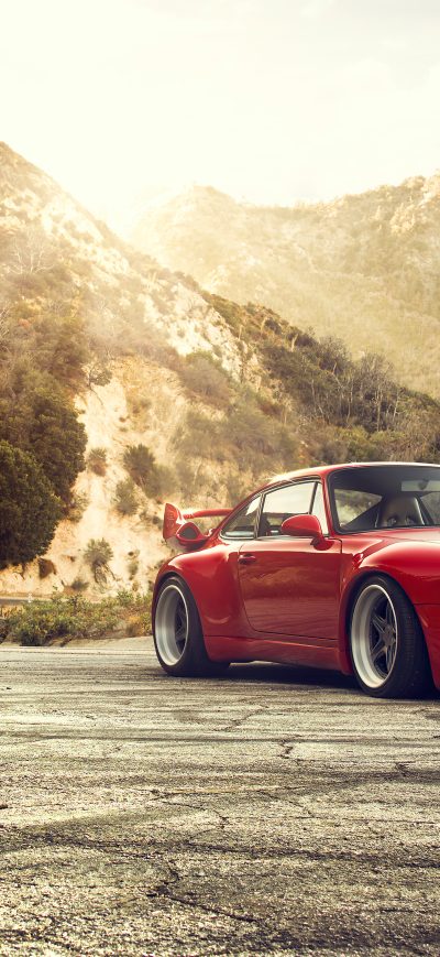 Fond d'écran iPhone 2021 Porsche Gunther Werks 400R Concept Front Look 5k