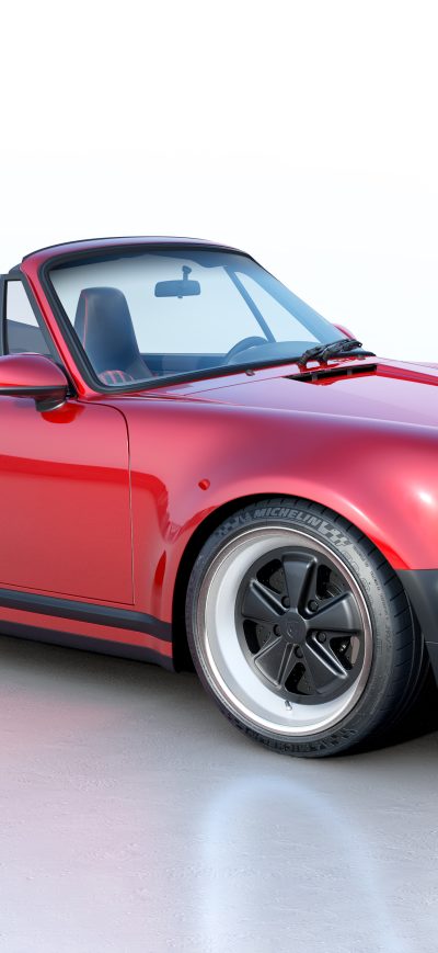 Fond d'écran iPhone Porsche Singer Turbo 5k