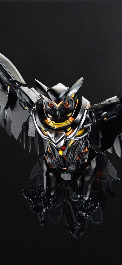 Fond d'écran iPhone Asus Rog Strix Owl 4k