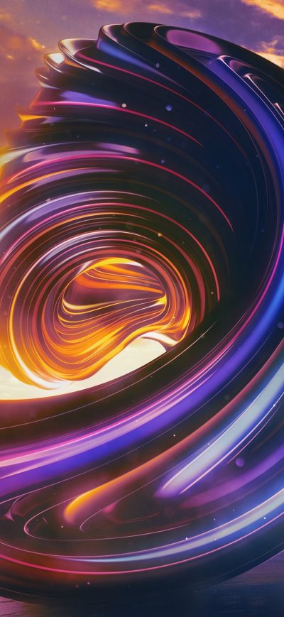 Fond d'écran iPhone Shapes Abstract 4k