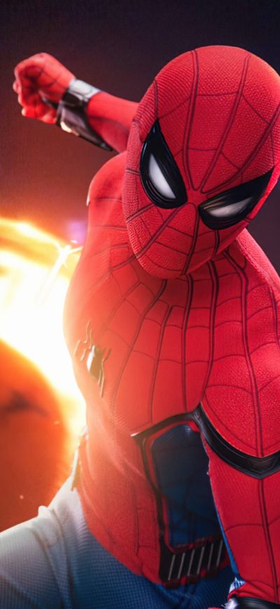 Fond d'écran iPhone Spiderman Miles Morales 5k