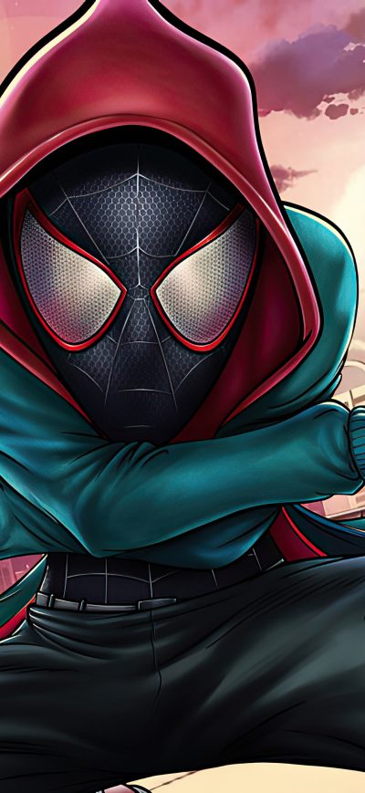 Fond d'écran iPhone Spider Man Miles Shooter