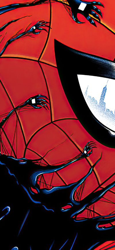 Fond d'écran iPhone Spider Man In Venom Artwork