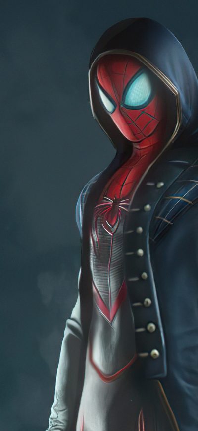 Fond d'écran iPhone Suit Morph Spiderman 5k