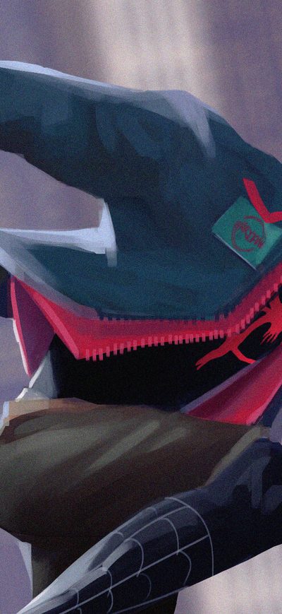 Fond d'écran iPhone Miles Morales Verse