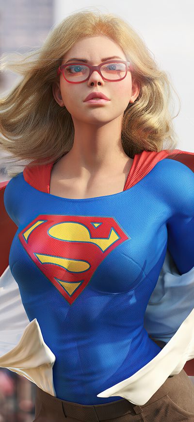 Fond d'écran iPhone Supergirl Ready 4k