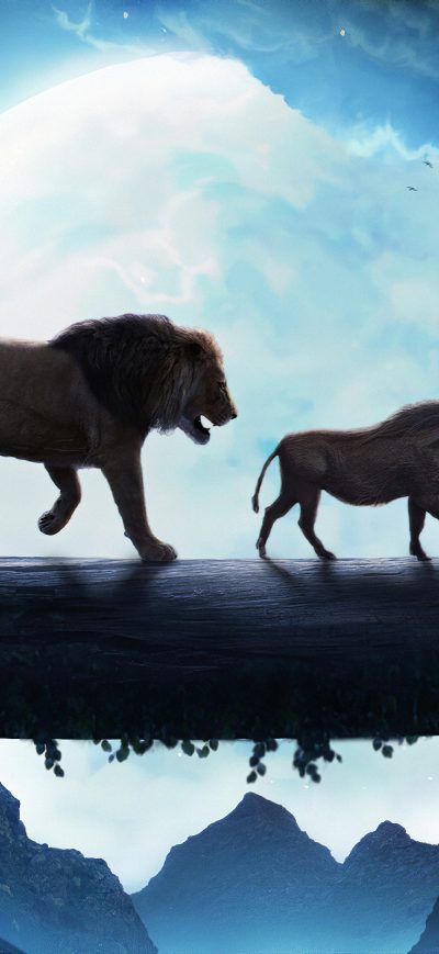 Fond d'écran iPhone The Lion King Simba Pumbaa Timon