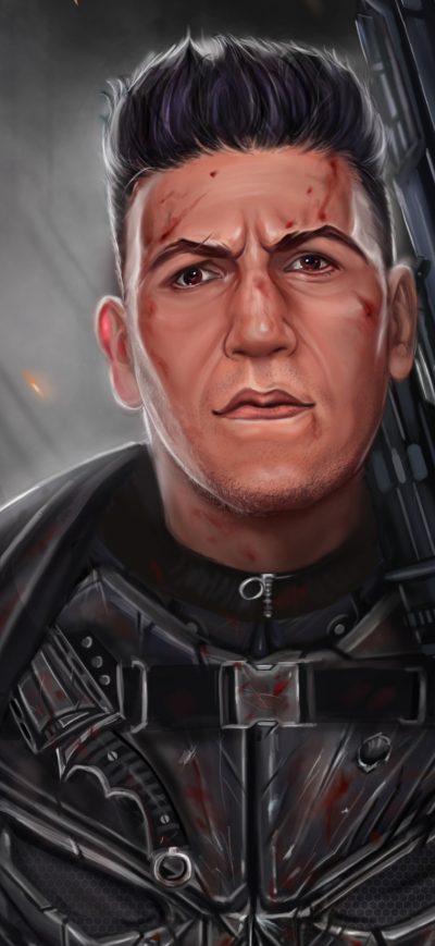 Fond d'écran iPhone The Punisher Art