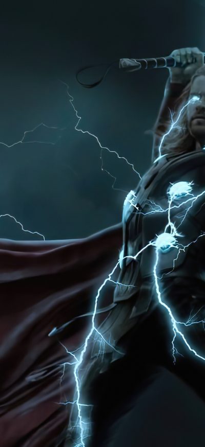Fond d'écran iPhone Thunder Thor 4k
