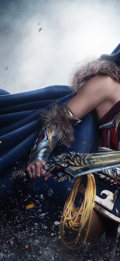 Fond d'écran iPhone Wonder Woman Cosplay 2020 4k
