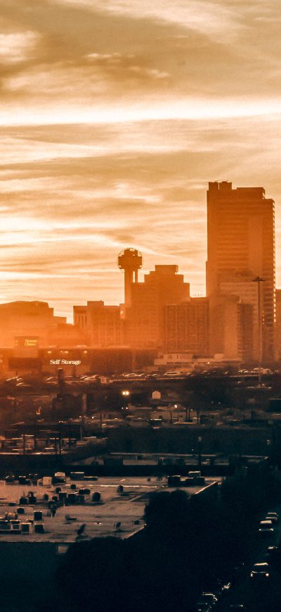 Fond d'écran iPhone Sunset View Buildings City 4k