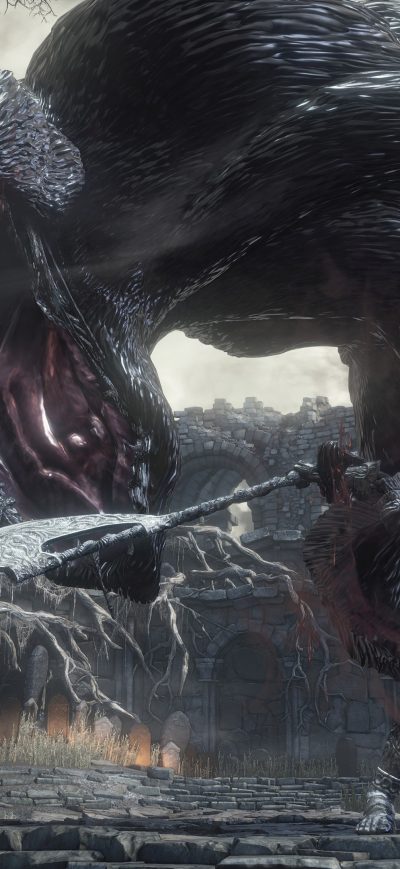 Fond d'écran iPhone Dark Souls 3 Monster