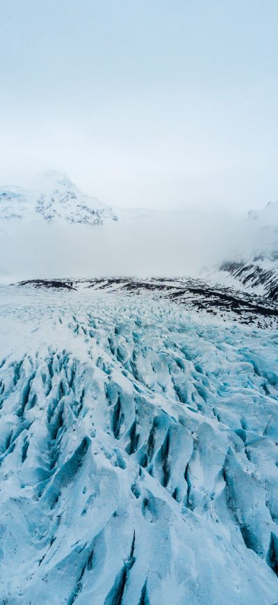 Fond d'écran Icy Path 4k sur iPhone
